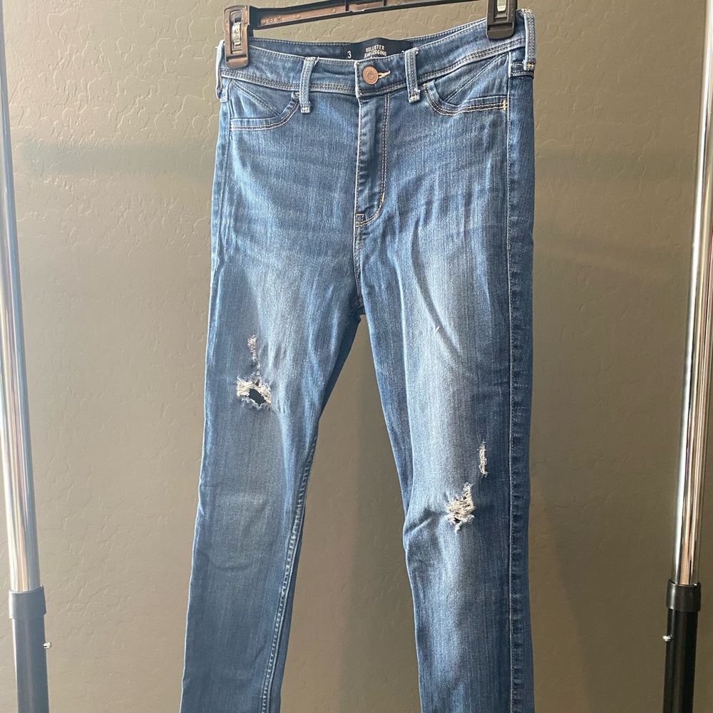 Hollister Ripped Jean Legging Highrise